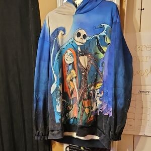 Blue Nightmare Before Christmas Hoodie